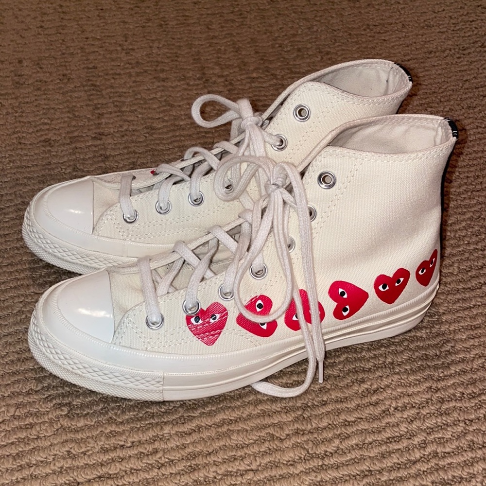 Commes De Garçons Play Off White Converse